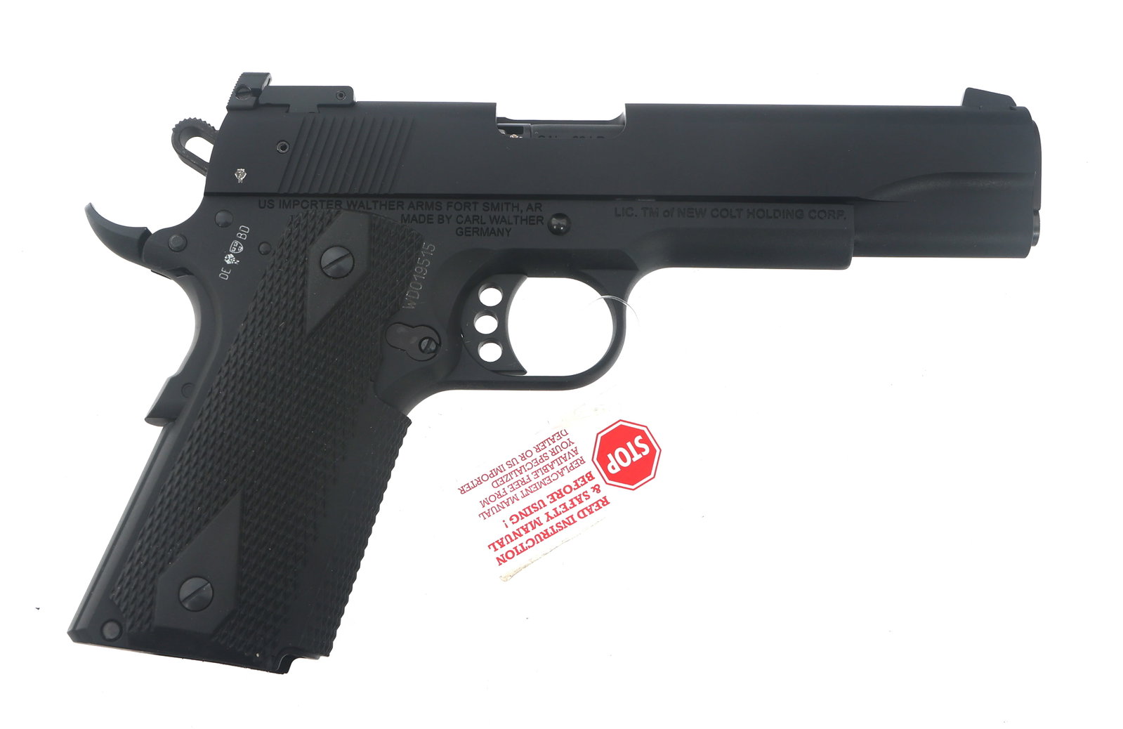 WALTHER COLT GOLD CUP .22 LR CALIBER PISTOL (1 of 14)