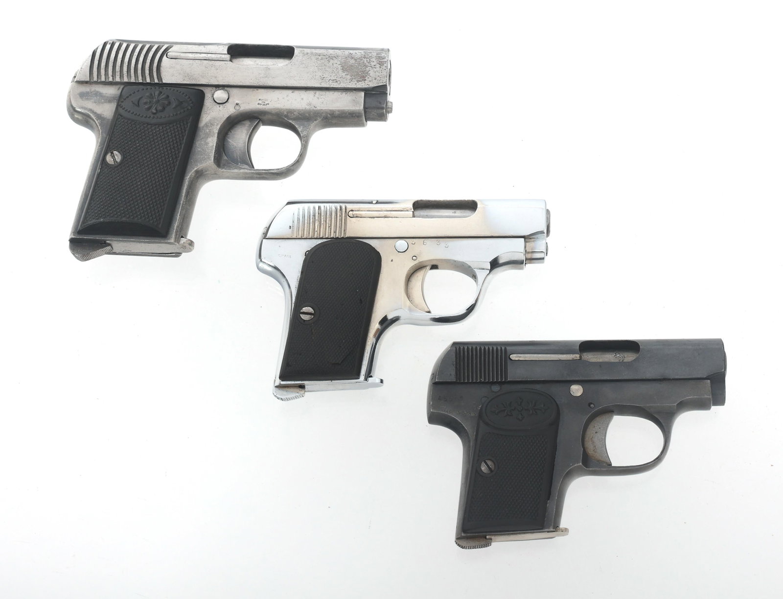 SPANISH SEMI AUTOMATIC POCKET PISTOLS (1 of 7)