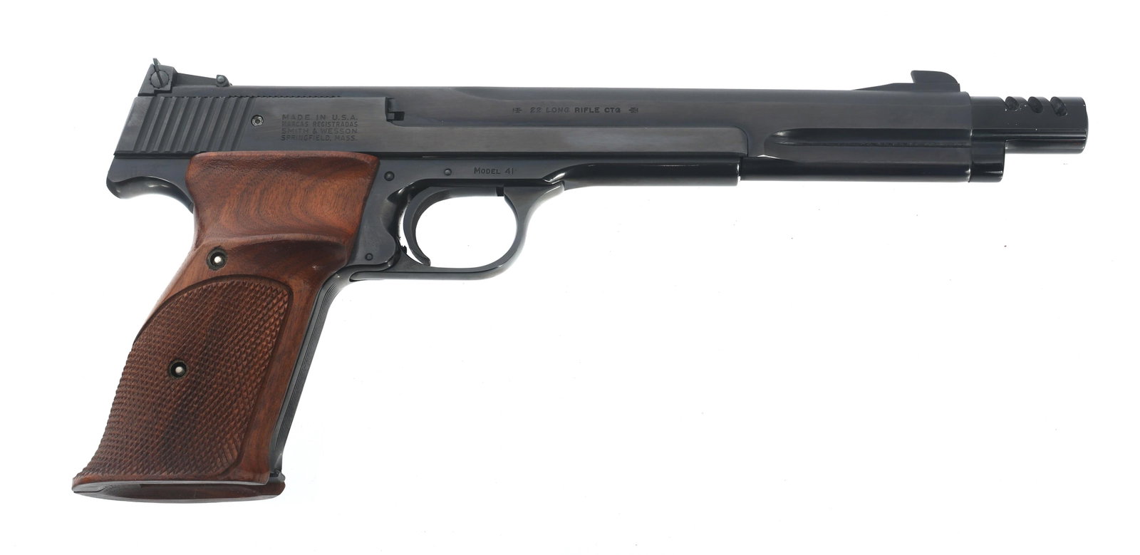 SMITH & WESSON MODEL 41 .22 LR CAL TARGET PISTOL (1 of 15)