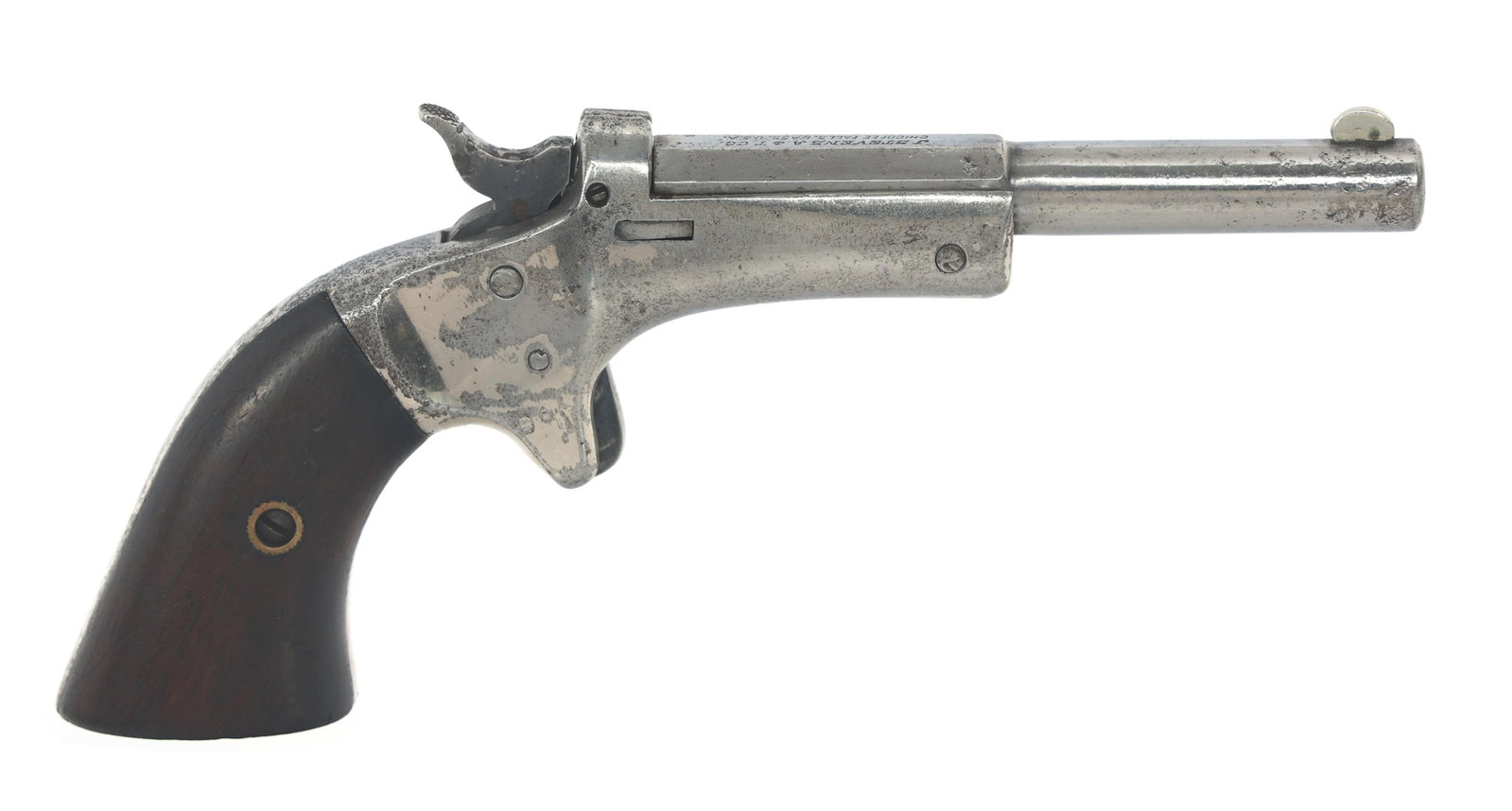J. STEVENS NO 43 .22 CALIBER TIP UP PISTOL (1 of 6)