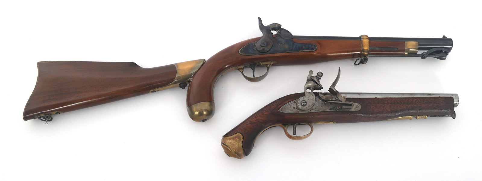 PERCUSSION AND FLINTLOCK .68 CALIBER PISTOLS (1 of 5)