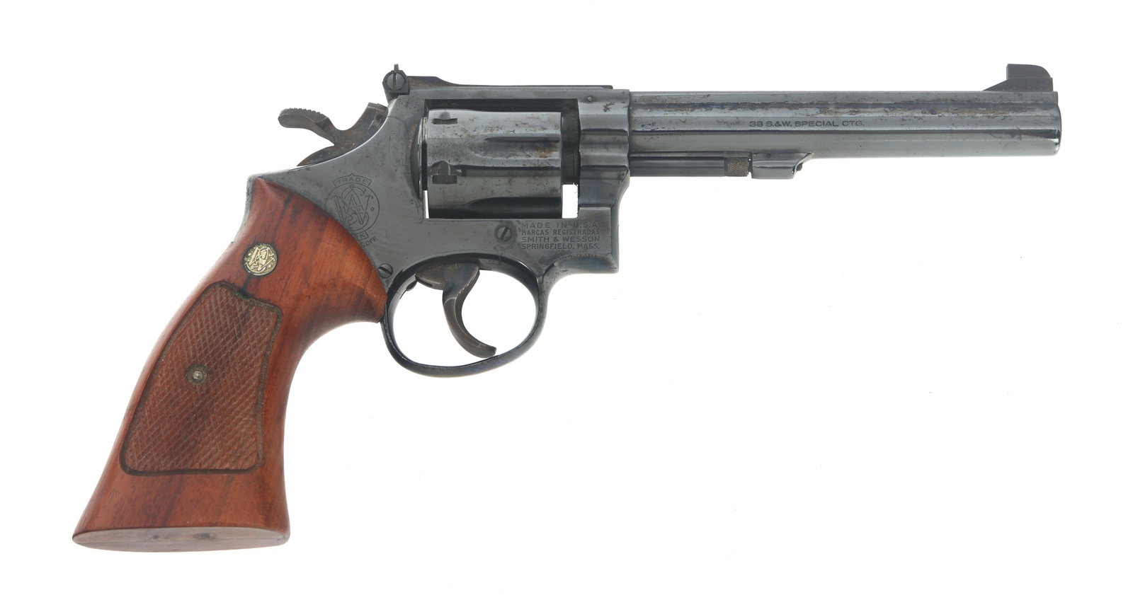 SMITH & WESSON MODEL 14-3 .38 SPECIAL DA REVOLVER (1 of 14)