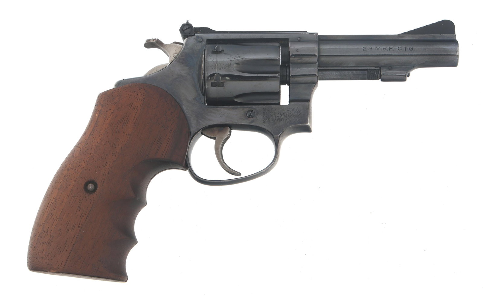 SMITH & WESSON MODEL 21 .22 MRF CAL REVOLVER (1 of 13)