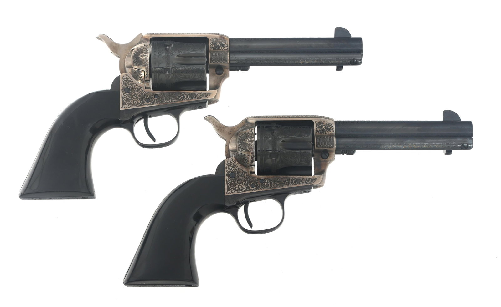 SEQUENTIAL UBERTI CATTLEMAN .45 CALIBER REVOLVERS (1 of 20)