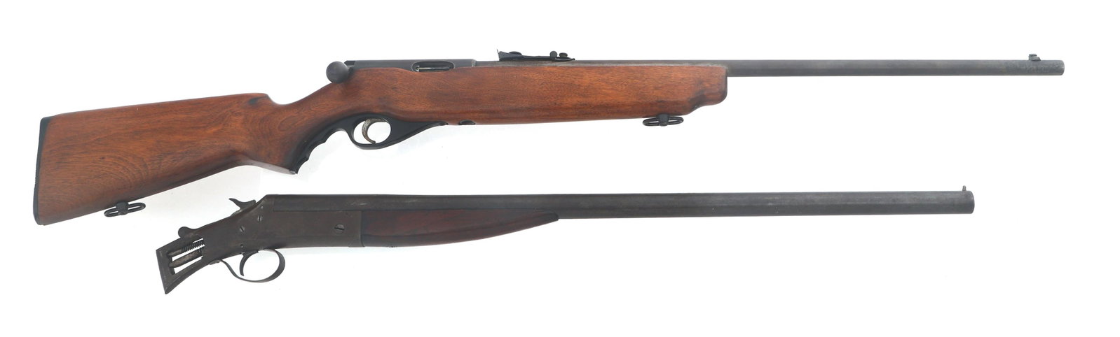 WARDS 9M-390A .22 RIFLE & WESTERN 12 GA SHOTGUN (1 of 8)