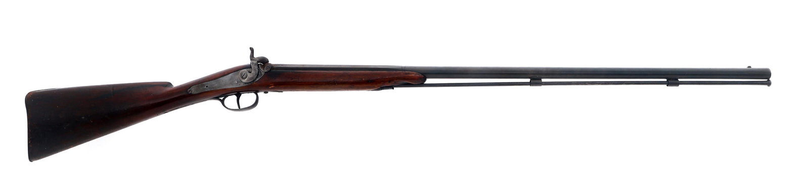 BELGIAN .60 CALIBER PERCUSSION MUSKET: BELGIAN .60 CALIBER PERCUSSION MUSKET Belgian .60 caliber percussion musket. ELG and Liege proof on barrel. Ramrod. Caliber / Gauge: 60 Barrel Length: 31.25" Classification: Antique