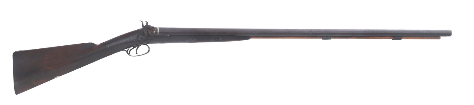 I. HOLLIS & SONS SIDE BY SIDE 12 GAUGE SHOTGUN (1 of 11)