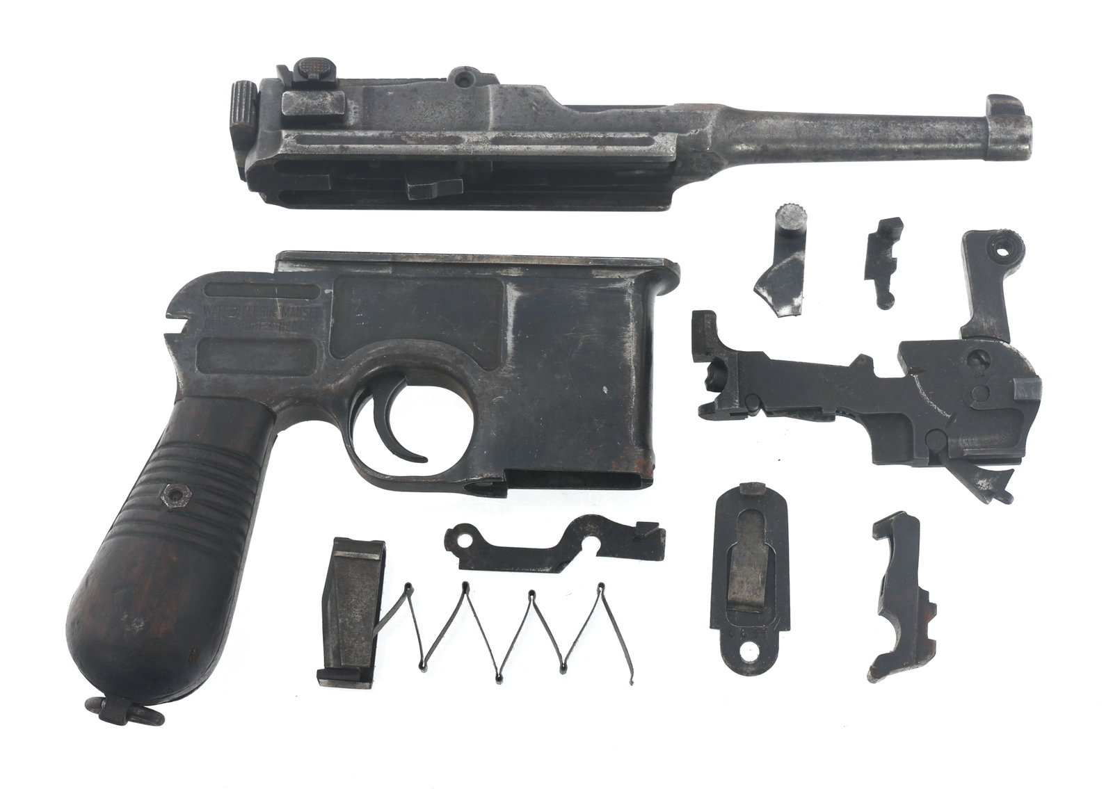 MAUSER MODEL C96 7.63mm FOR PARTS OR REPAIR (1 of 6)