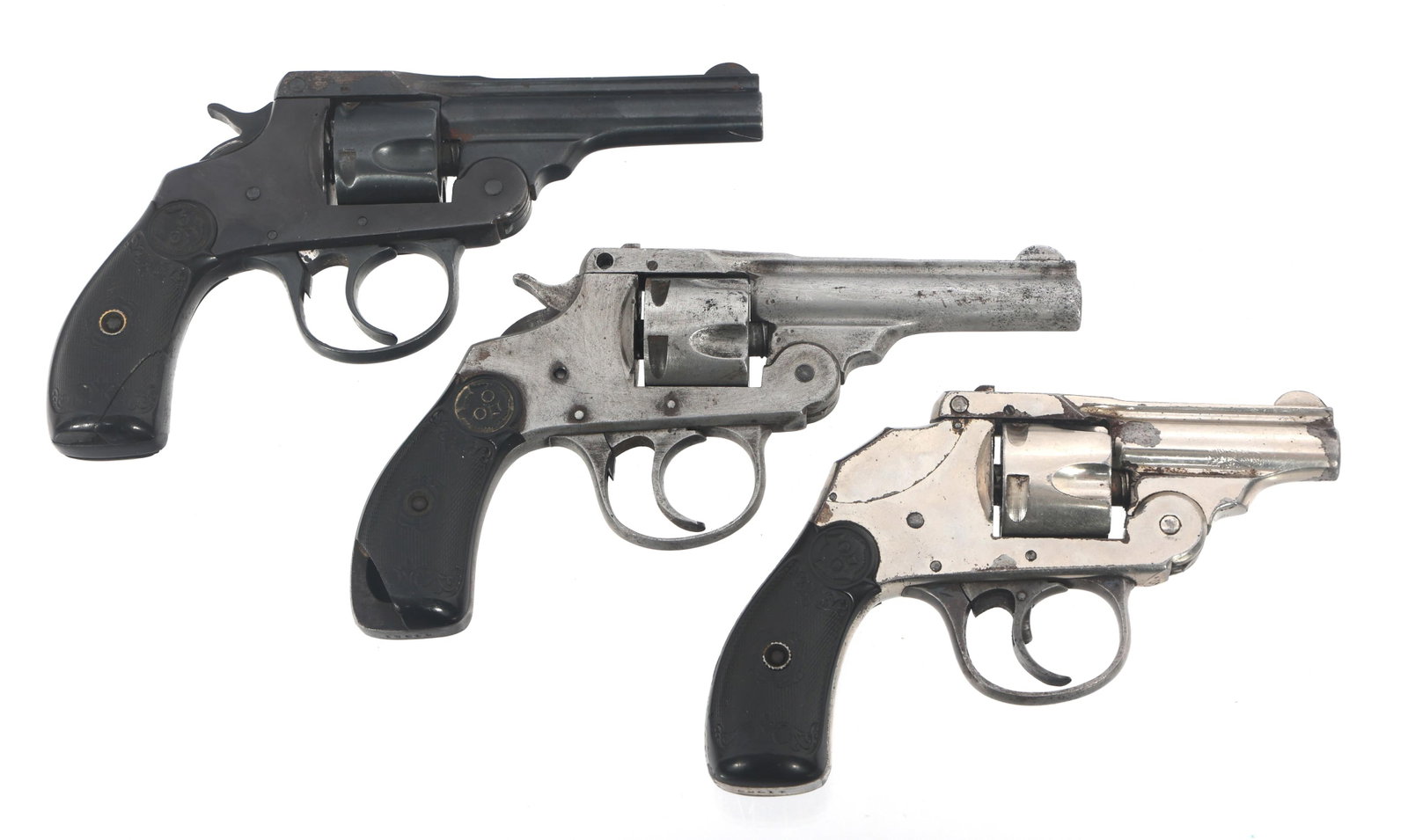 IVER JOHNSON SAFETY AUTOMATIC .32 CAL REVOLVERS (1 of 7)
