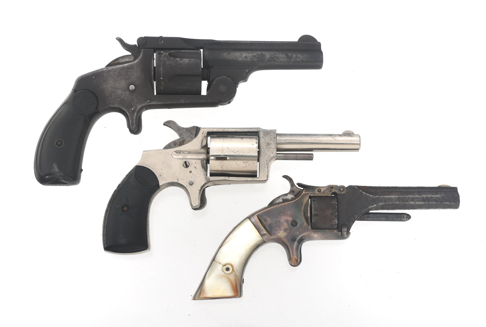 SMITH & WESSON AND BULL'S EYE REVOLVERS (1 of 7)