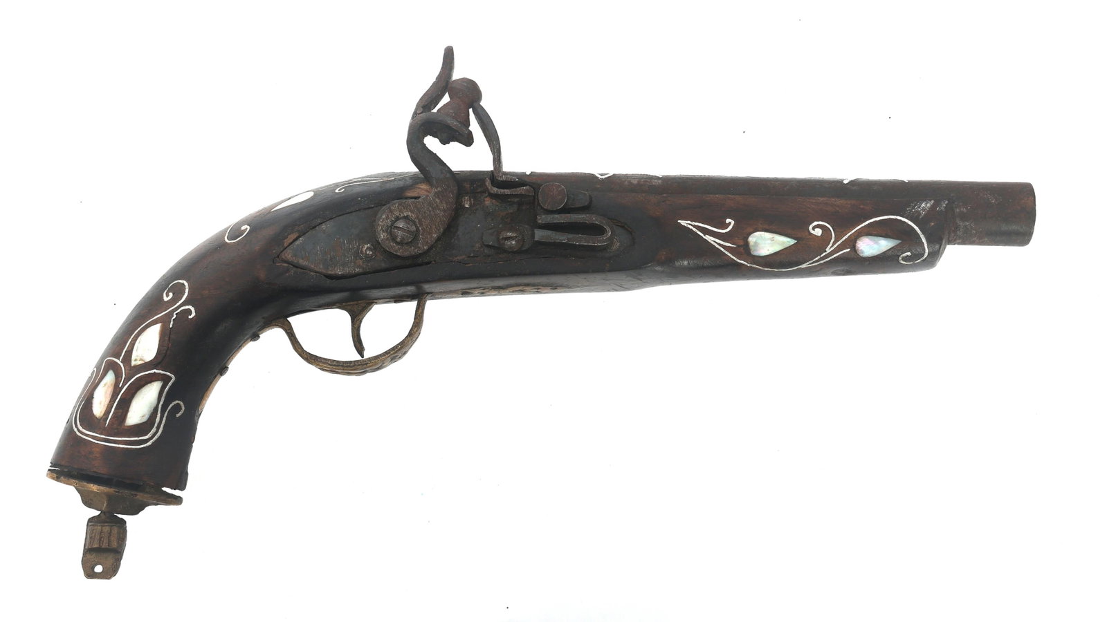 FLINTLOCK DISPLAY PISTOL PAIR - 2