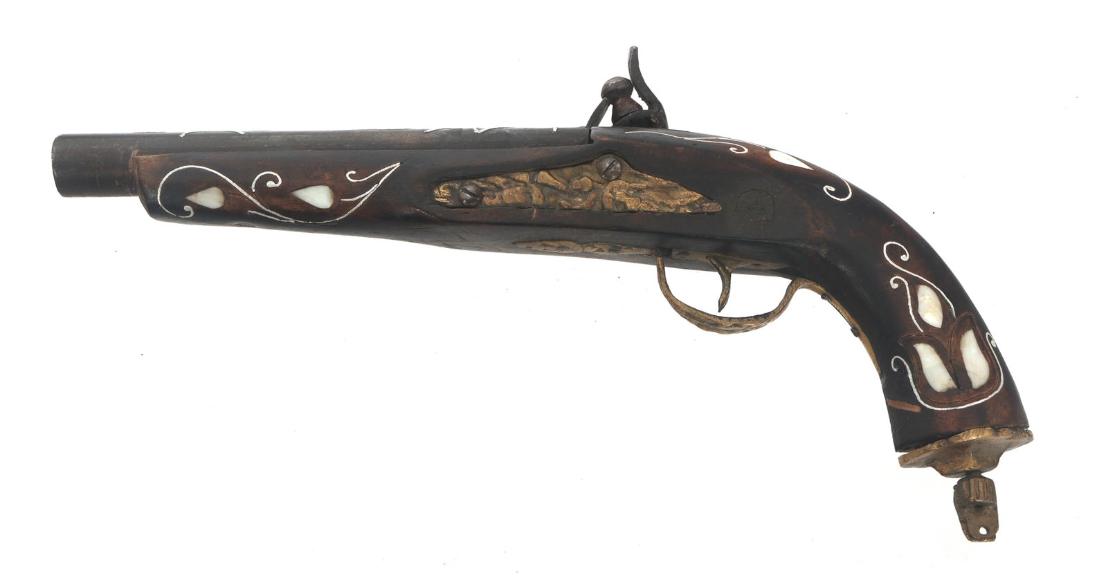 FLINTLOCK DISPLAY PISTOL PAIR - 3