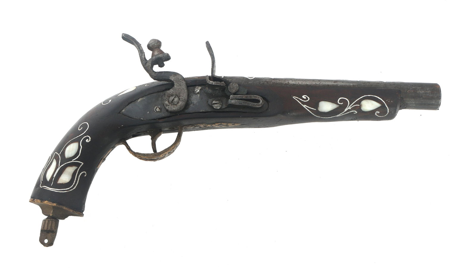 FLINTLOCK DISPLAY PISTOL PAIR - 4