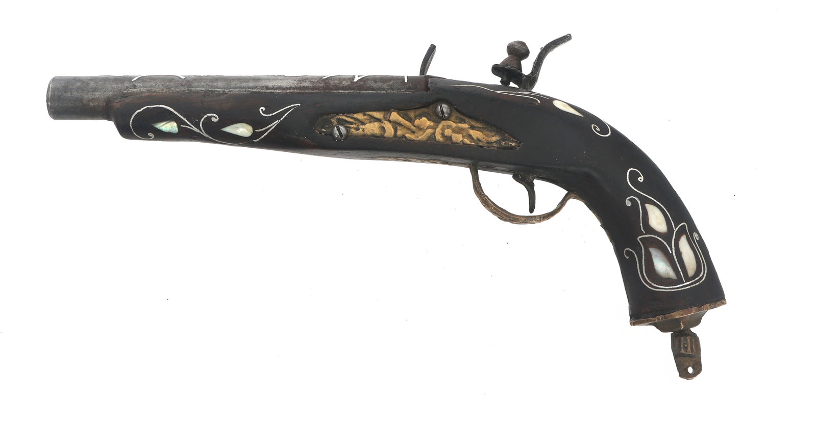 FLINTLOCK DISPLAY PISTOL PAIR - 5