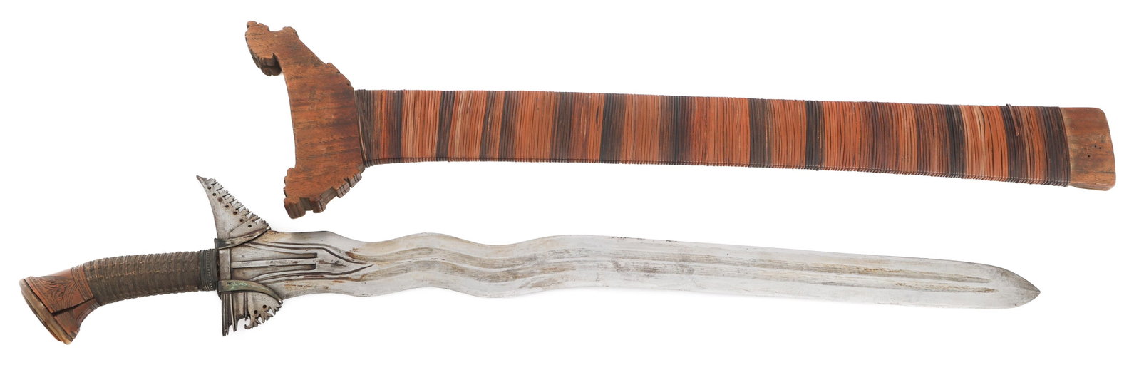 SOUTHEAST ASIAN KRIS DAGGER WITH SCABBARD (1 of 16)