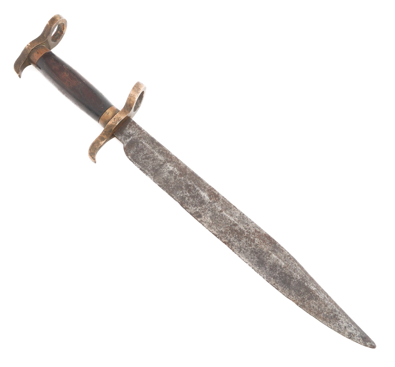 CIVIL WAR CONFEDERATE PIKE HEAD BOWIE KNIFE (1 of 9)