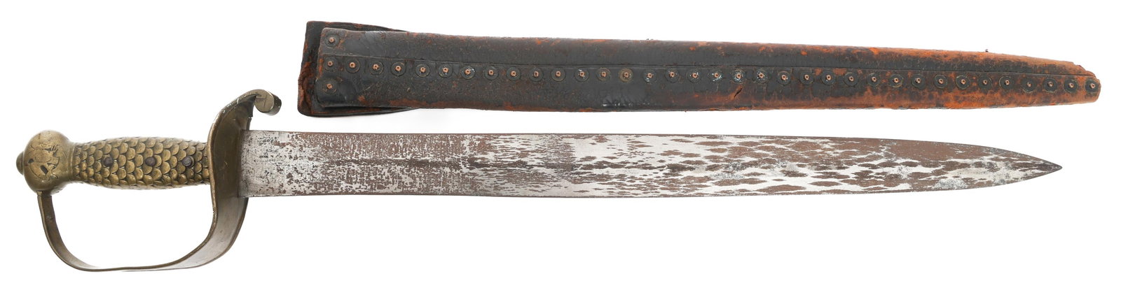 CIVIL WAR USN M1841 NAVAL CUTLASS WITH SCABBARD (1 of 18)