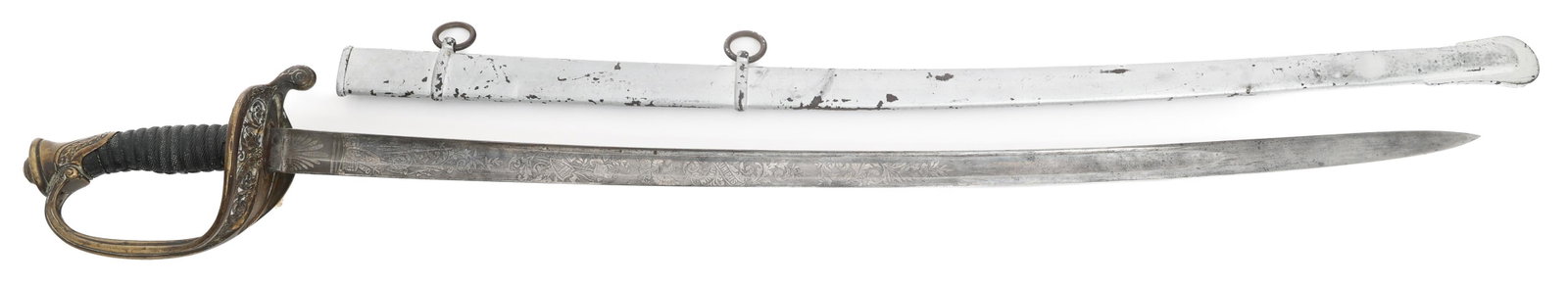 CIVIL WAR US M1850 FOOT OFFICER SWORD by HORSTER (1 of 20)