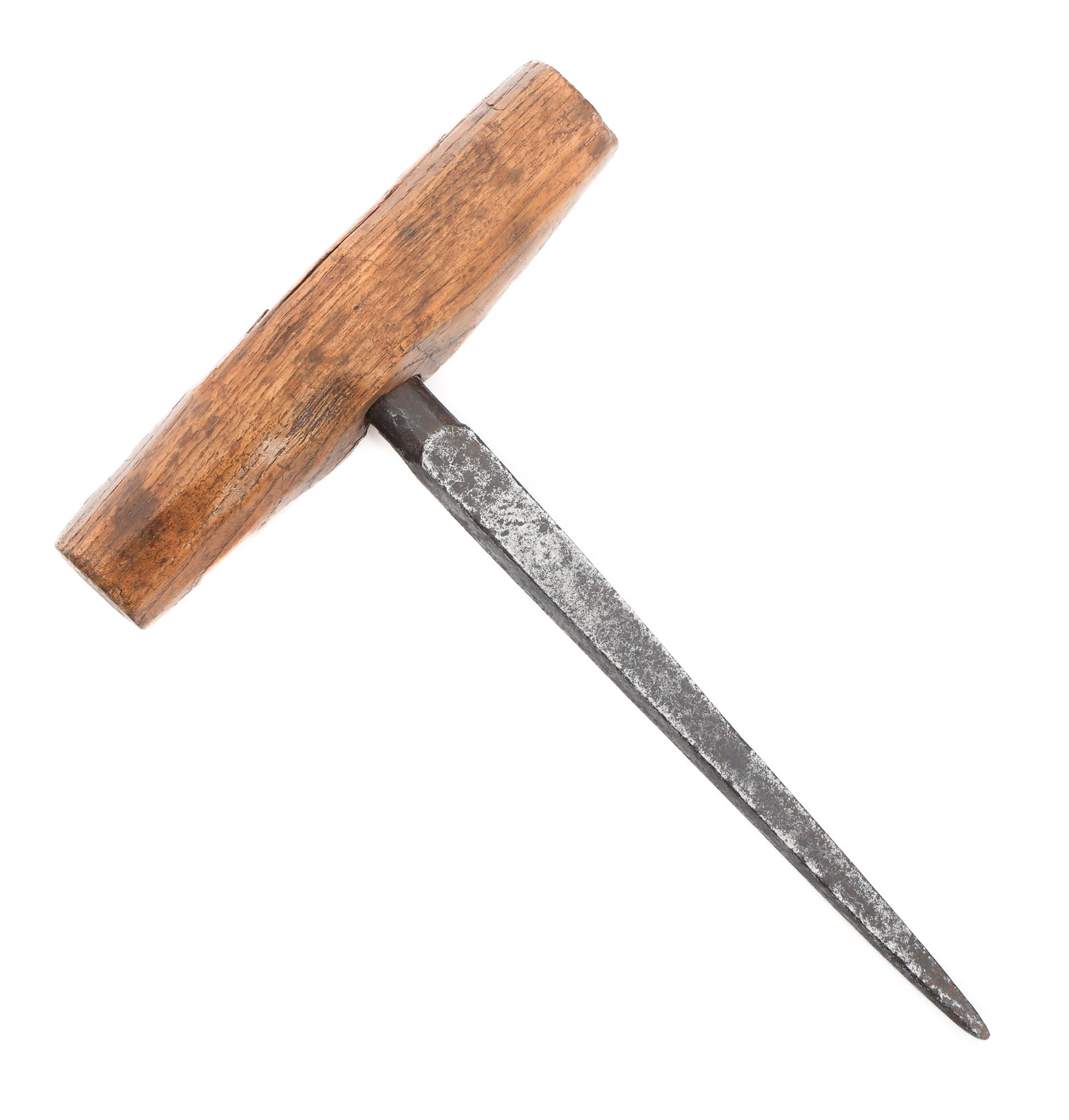 WOODEN HANDLE PUSH DAGGER (1 of 7)