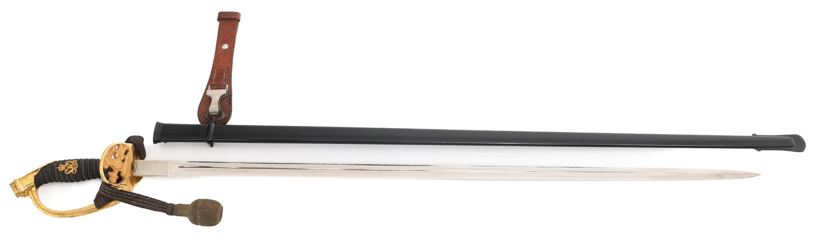 LATE IMPERIAL GERMAN M1889 PRUSSIAN OFFICER SWORD (1 of 14)