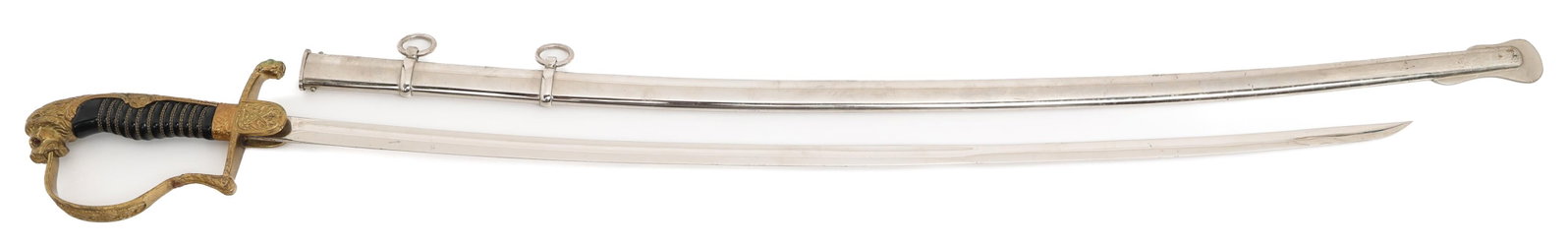 IMPERIAL GERMAN PRESENTATION LIONHEAD SWORD (1 of 18)
