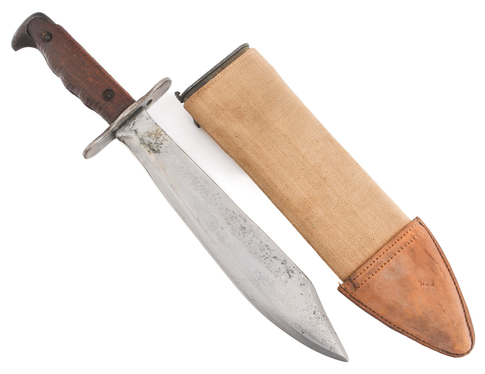 WWI US ARMY M1917 BOLO KNIFE WITH SCABBARD (1 of 20)