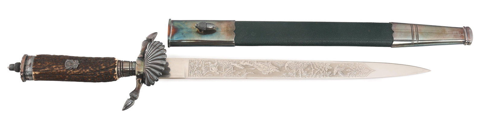WWII GERMAN HUNTING ASSOCIATION DAGGER by HORSTER (1 of 17)