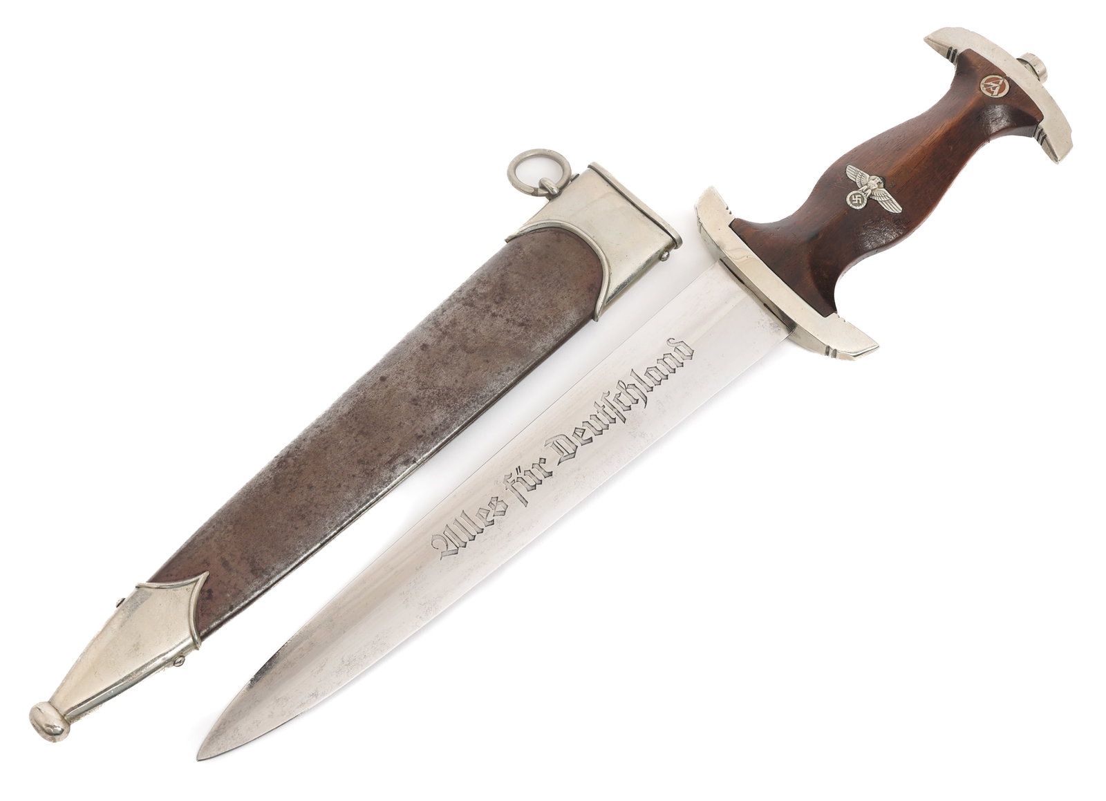 WWII GERMAN SA DRESS DAGGER by HELLER SCHMALKALDEN (1 of 18)