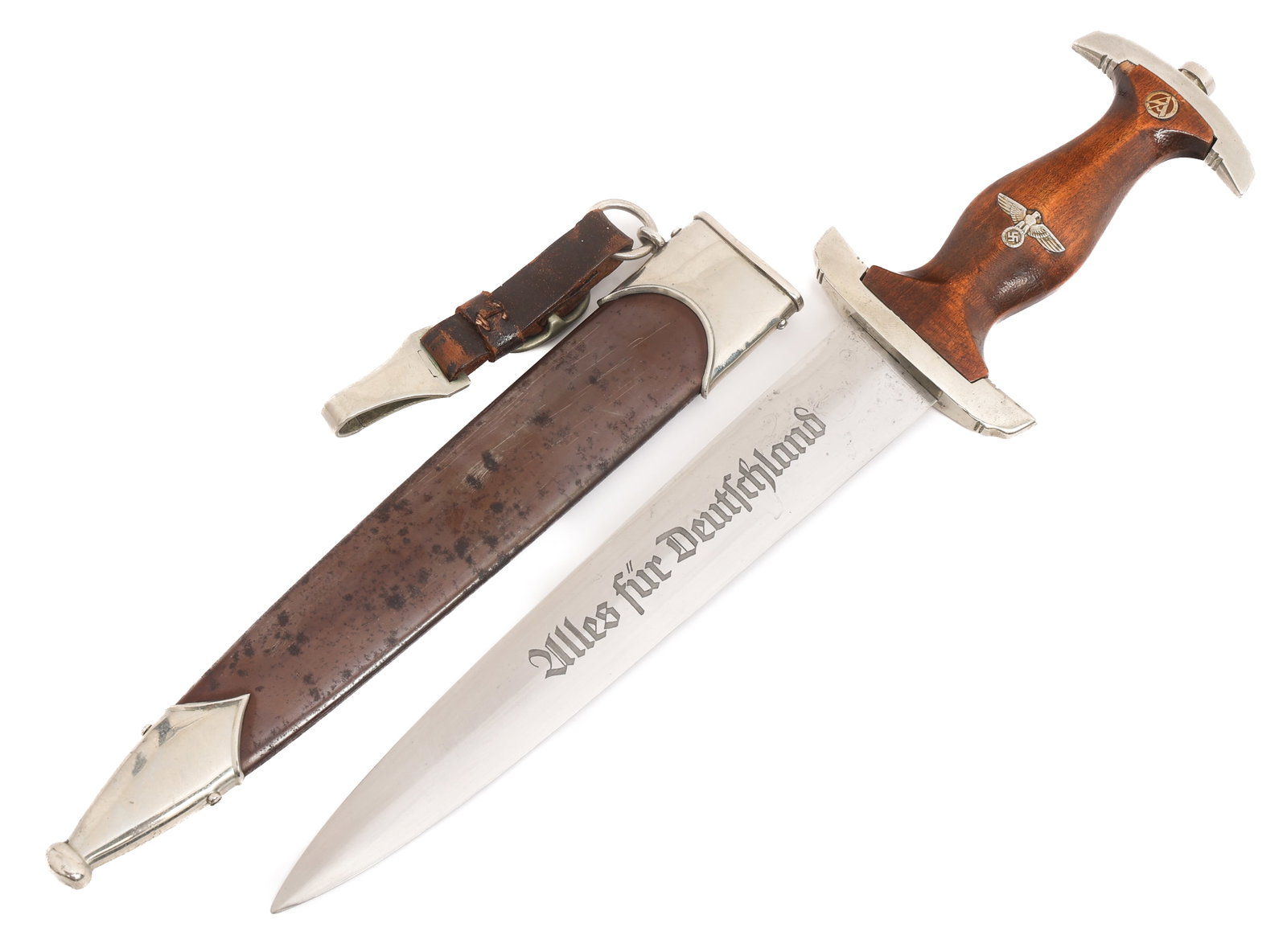 WWII GERMAN SA GROUND ROHM DAGGER by ERNST PACK (1 of 19)