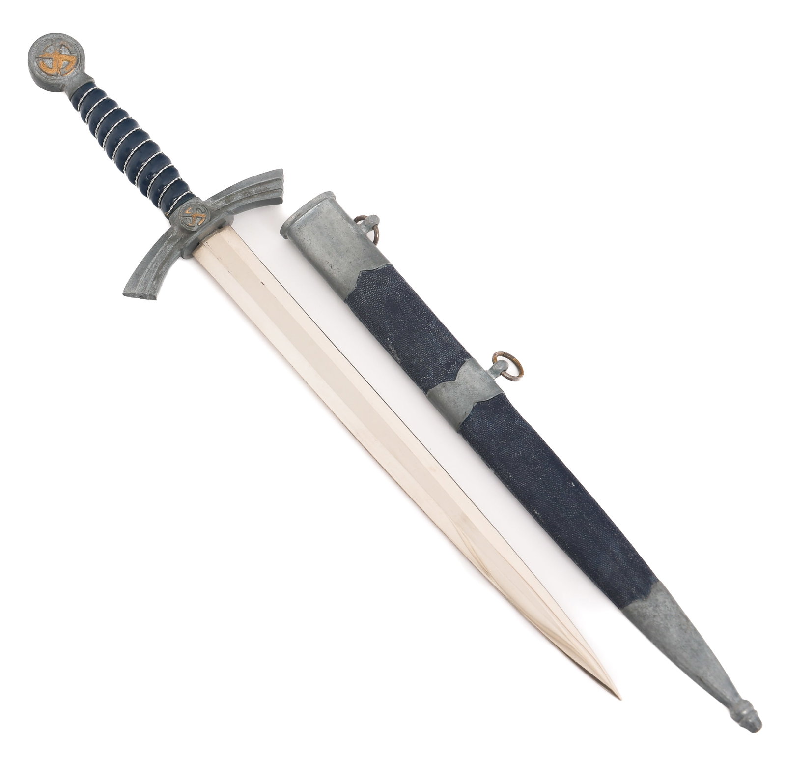 WWII GERMAN LUFTWAFFE 1st MODEL MINIATURE DAGGER (1 of 15)