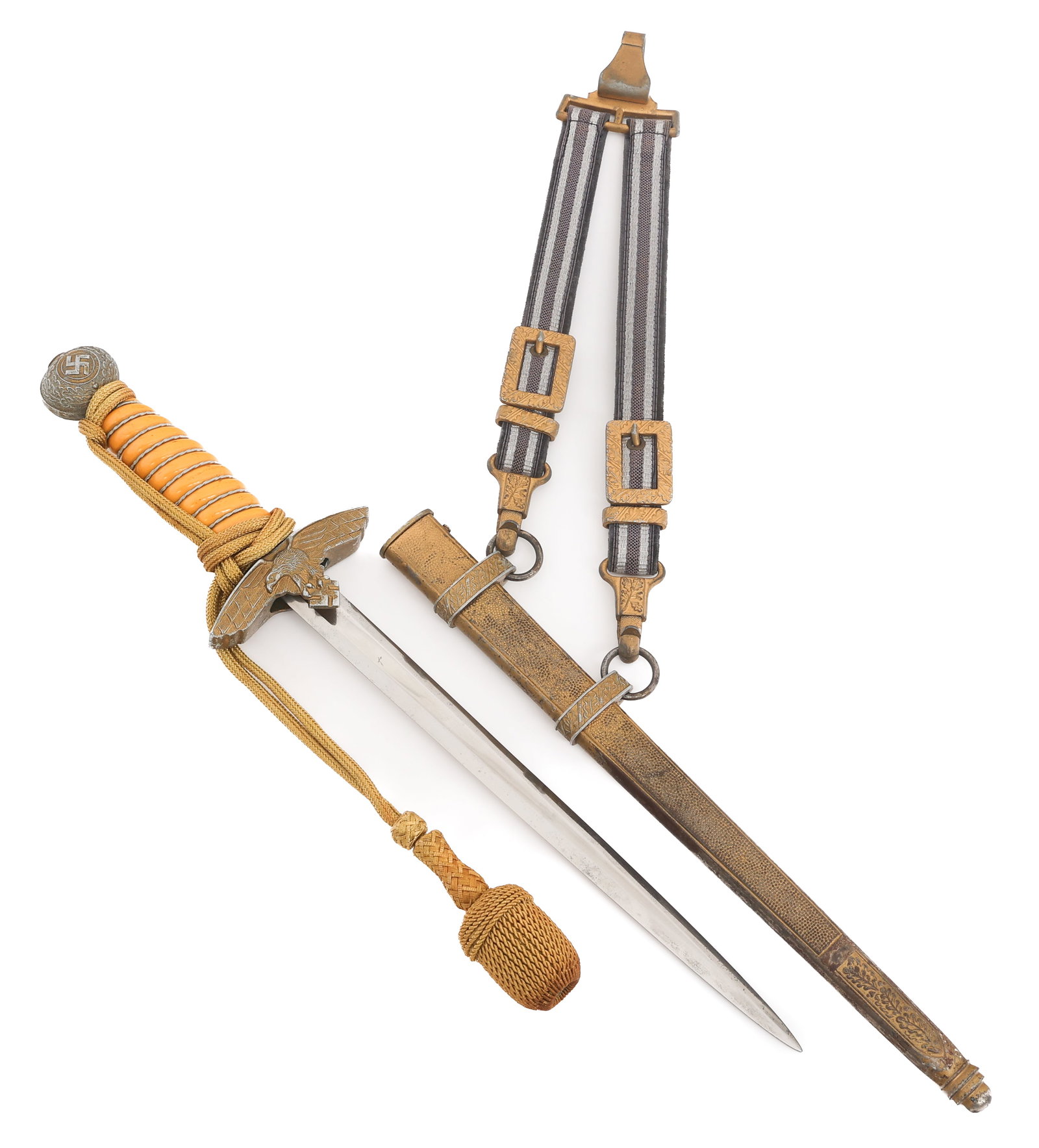WWII GERMAN LUFTWAFFE GENERAL 2nd MODEL DAGGER (1 of 19)