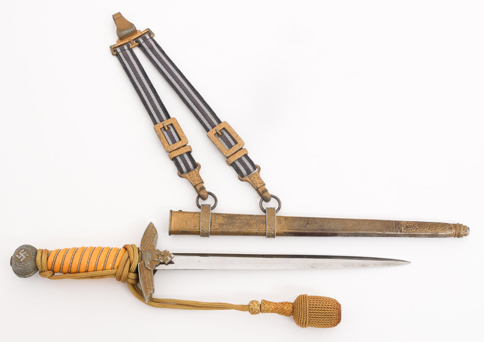 WWII GERMAN LUFTWAFFE GENERAL 2nd MODEL DAGGER - 5