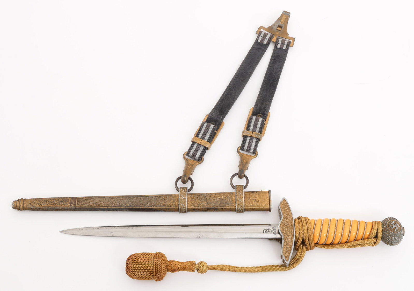 WWII GERMAN LUFTWAFFE GENERAL 2nd MODEL DAGGER - 6