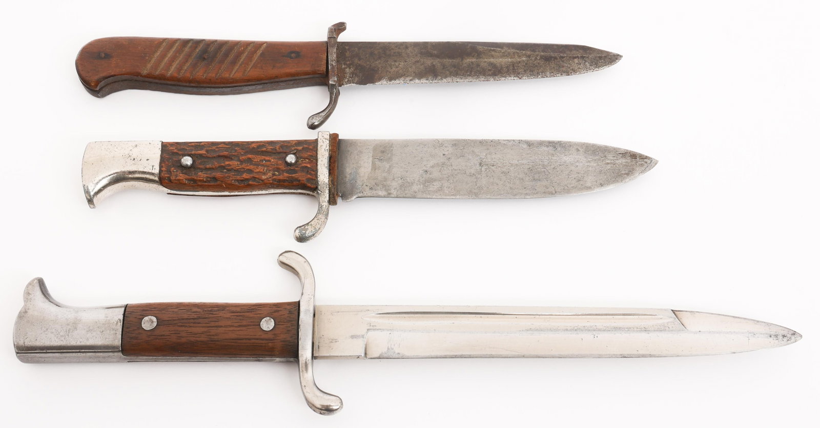 WWII GERMAN BOOT KNIFE, DRESS KNIFE & BAYONET (1 of 8)