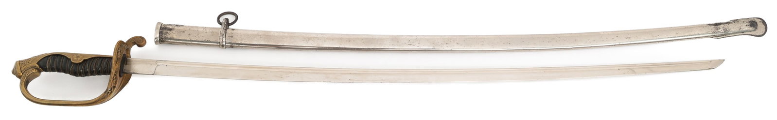 WWII IMPERIAL JAPANESE TYPE 19 KYU-GUNTO SWORD (1 of 16)