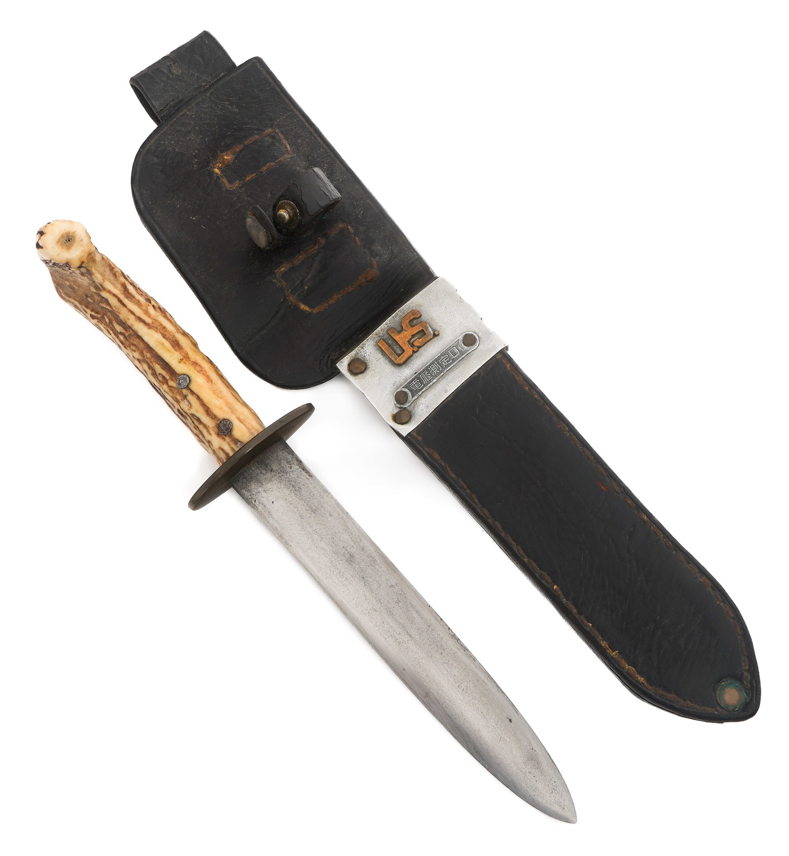 WWII USN NEW CALEDONIA MADE FIGHTING KNIFE (1 of 15)