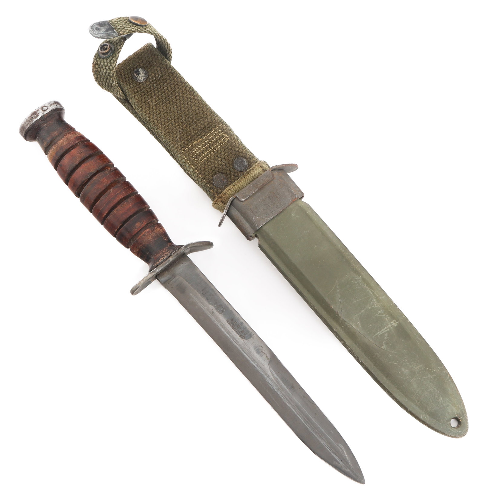 WWII US ARMY M3 FIGHTING KNIFE by AERIAL (1 of 17)