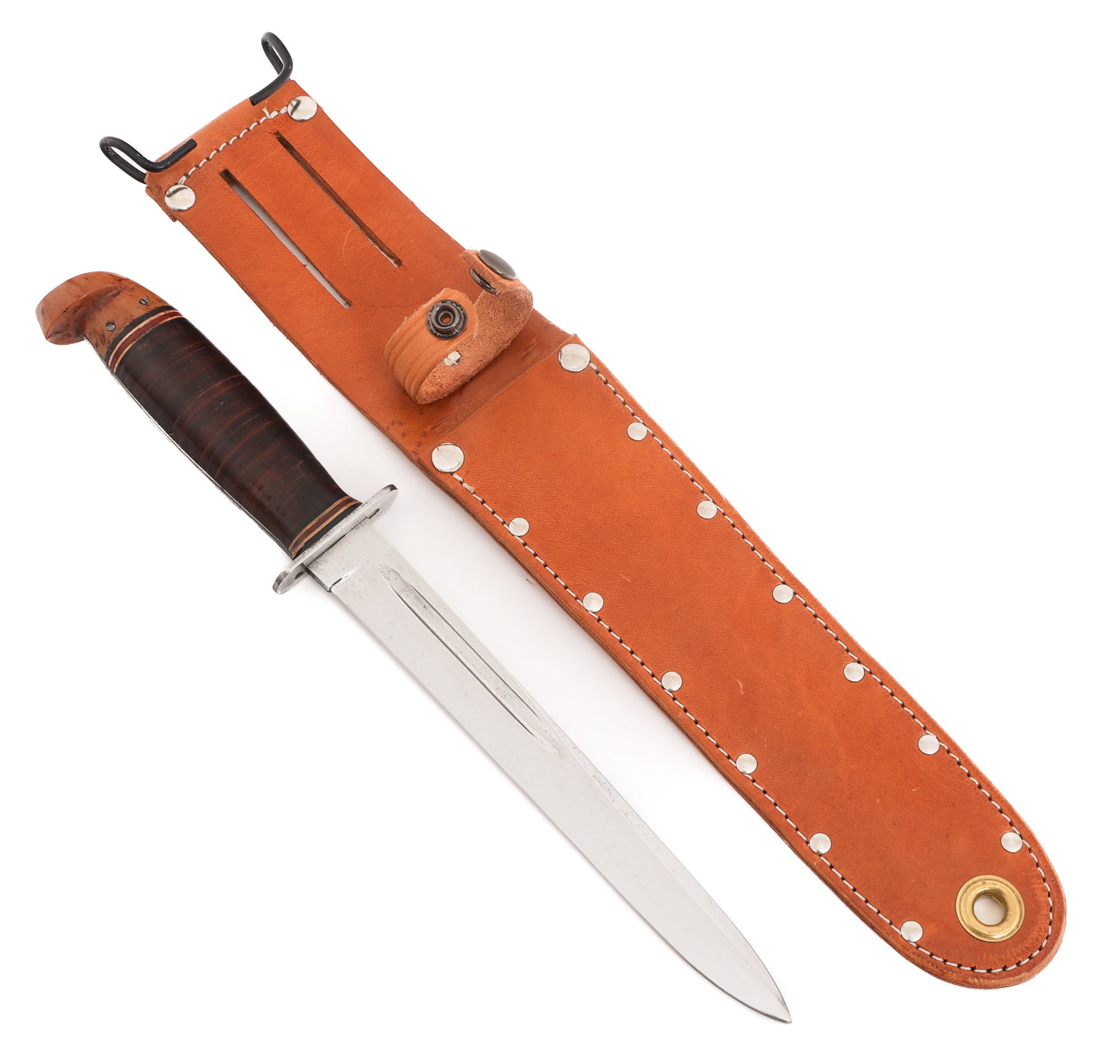 WWII US COMMANDO L77 FIGHTING KNIFE by WESTERN (1 of 15)