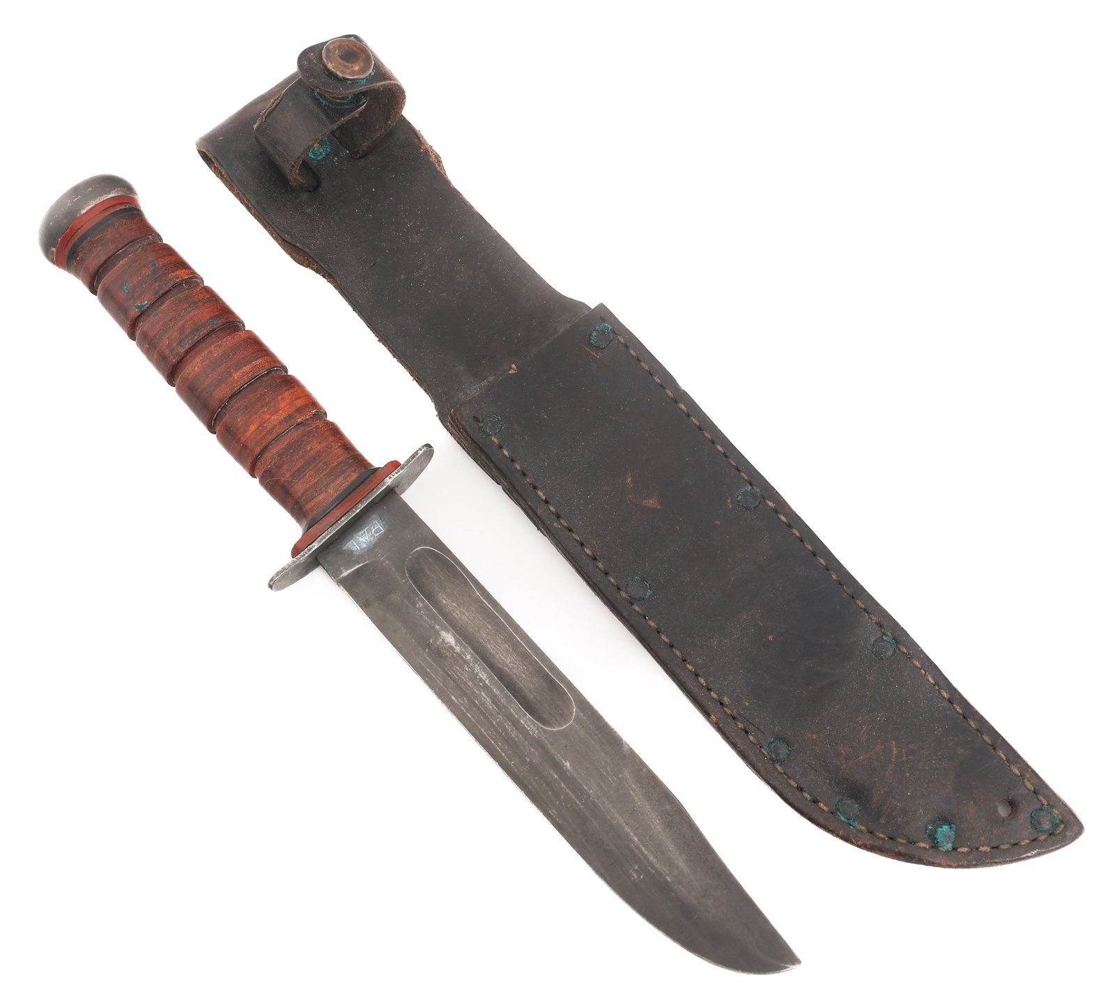 WWII USMC RED SPACER MkII FIGHTING KNIFE by PAL (1 of 12)