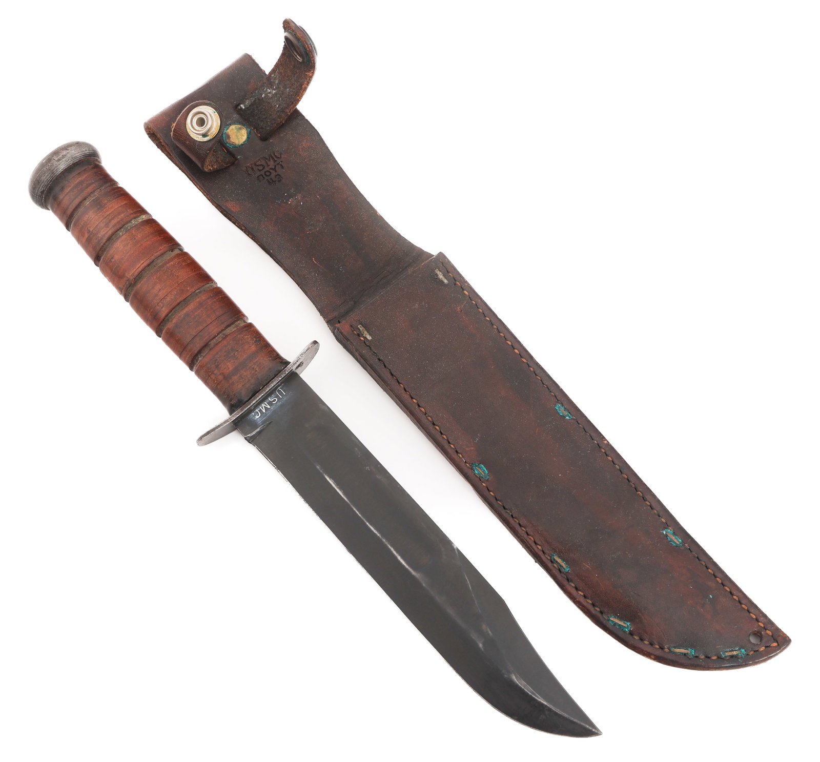 WWII USMC MkII FIGHTING KNIFE by KA-BAR (1 of 17)