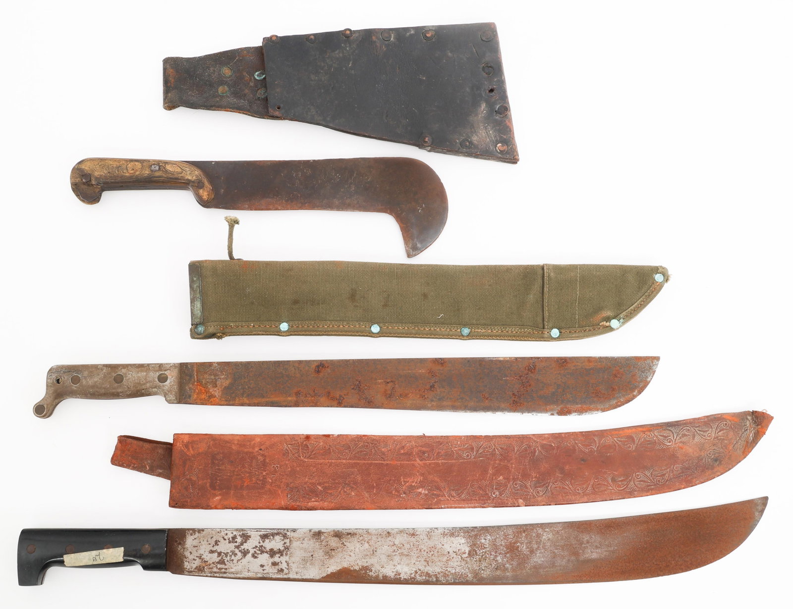 WWII US ARMY COLLINS & TRUE TEMPER MACHETES (1 of 16)