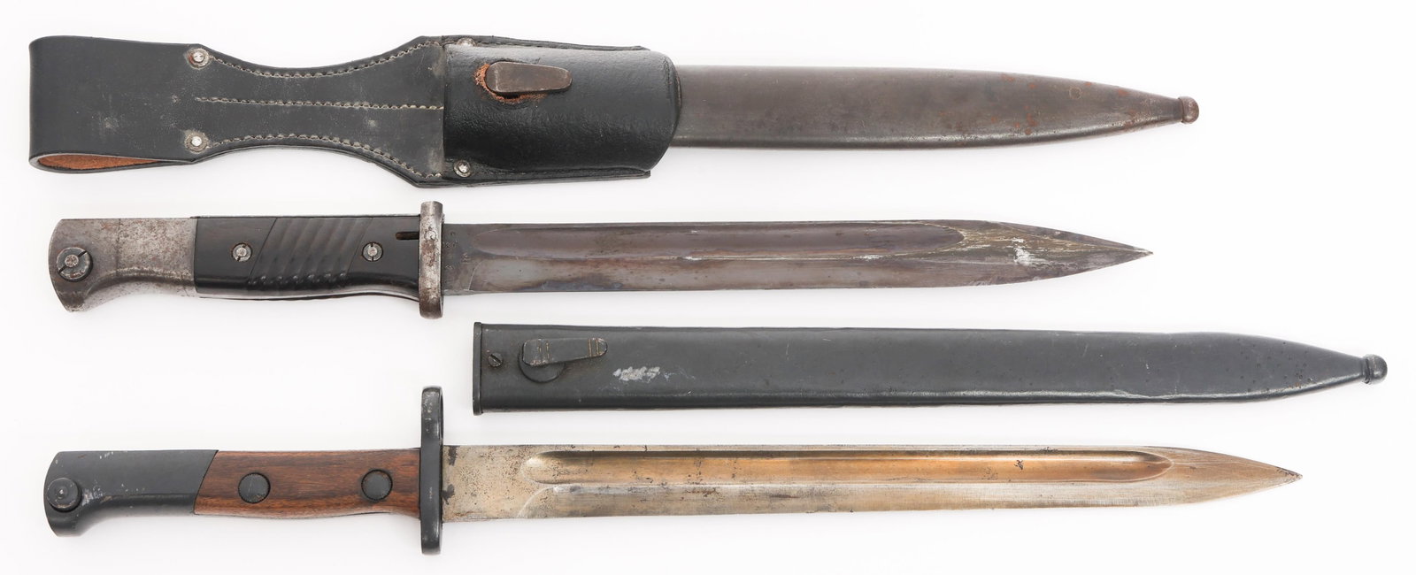 WWII BELGIAN EXPORT & GERMAN K98 COMBAT BAYONETS (1 of 16)