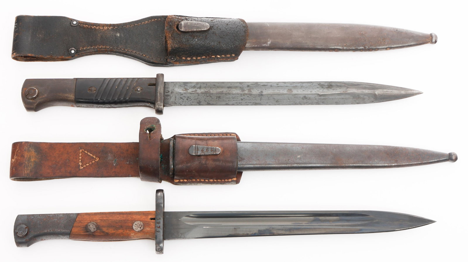 WWII GERMAN COMBAT K98 & YUGOSLAVIAN M48 BAYONETS (1 of 18)
