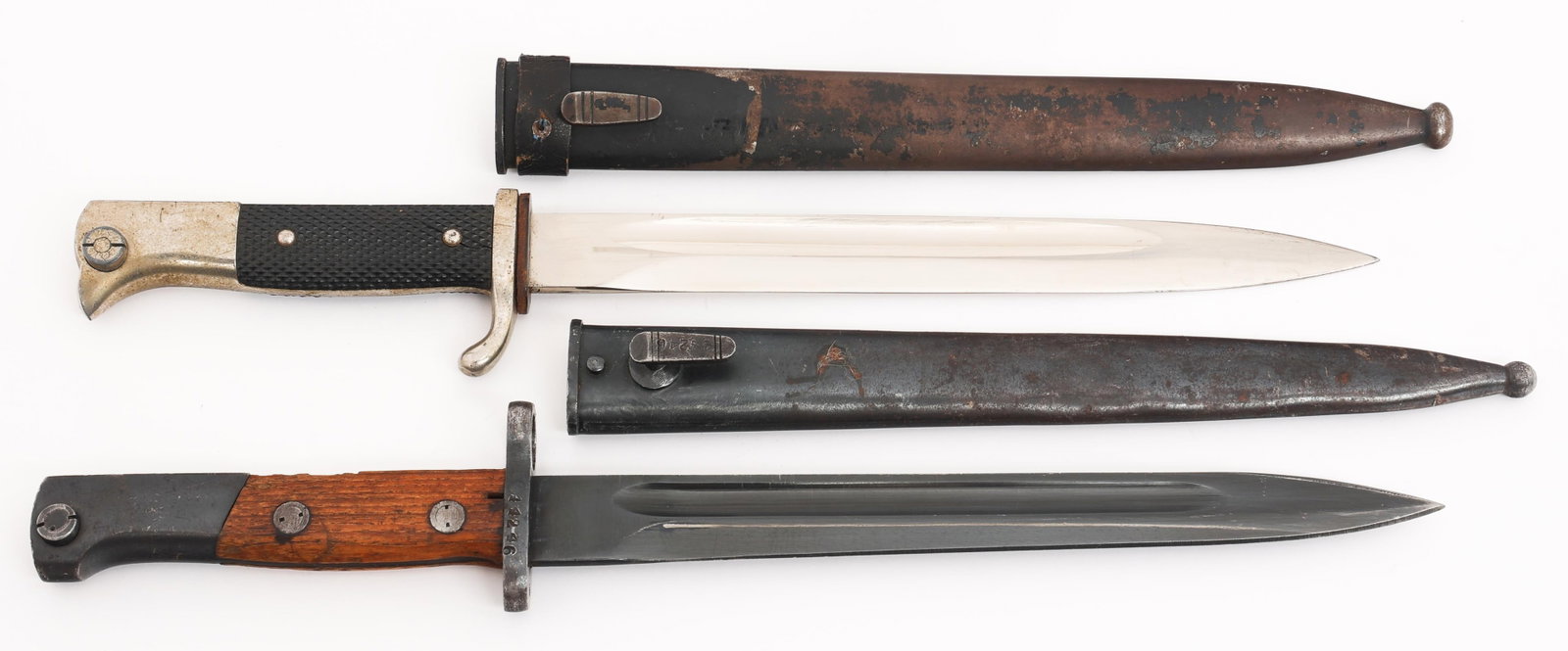 WWII - COLD WAR GERMAN K98 & YUGO M1948 BAYONETS (1 of 16)