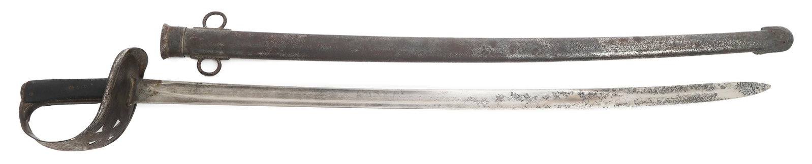 BRITISH P1885 TROOPER SWORD WITH SCABBARD (1 of 20)