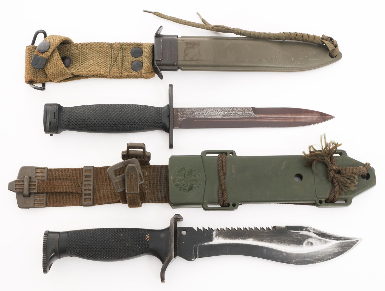 COLD WAR US M4 BAYONET & AITOR KNIFE (1 of 16)