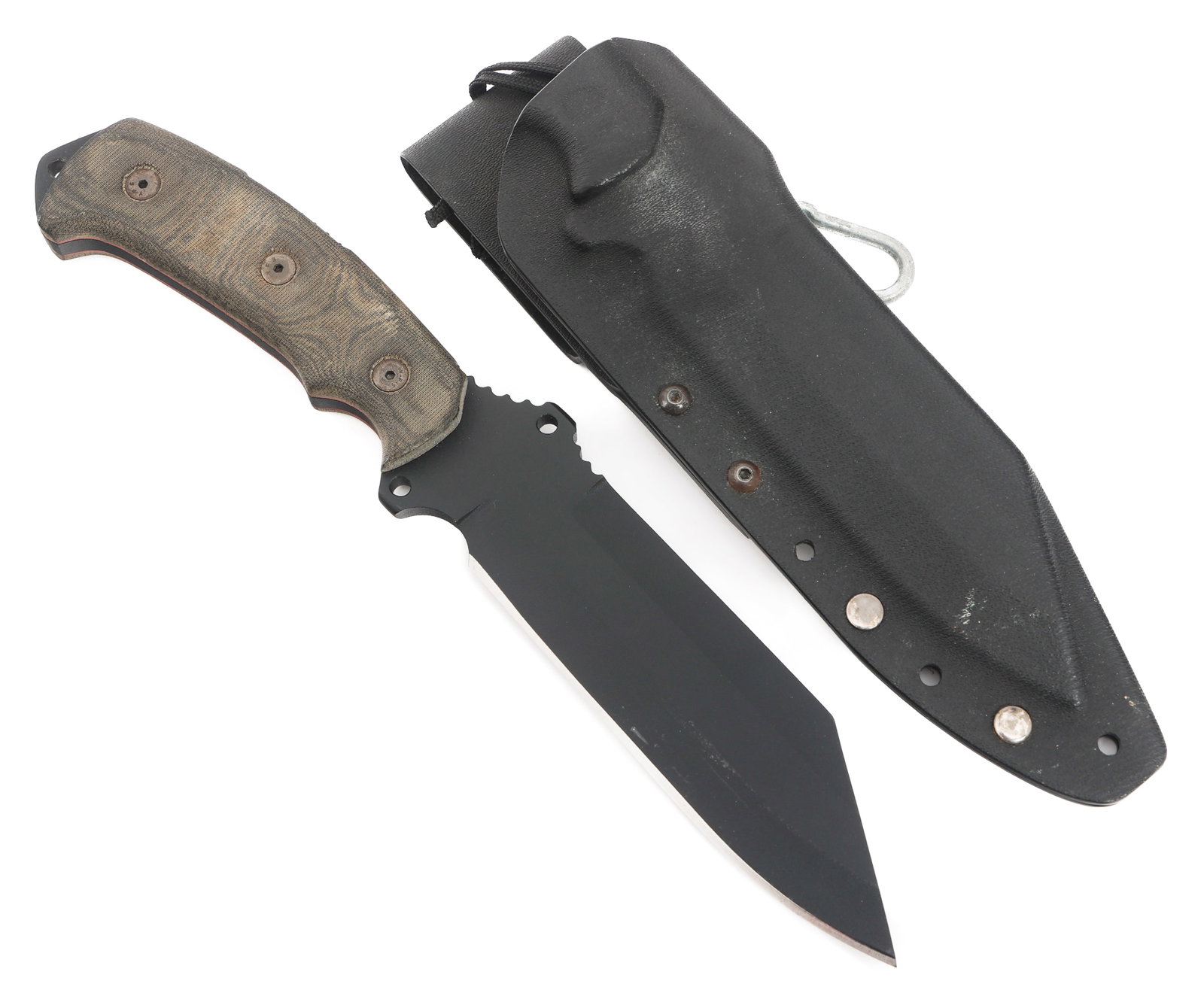 TOPS KNIVES SMOKE JUMPER KNIFE WITH SHEATH (1 of 15)