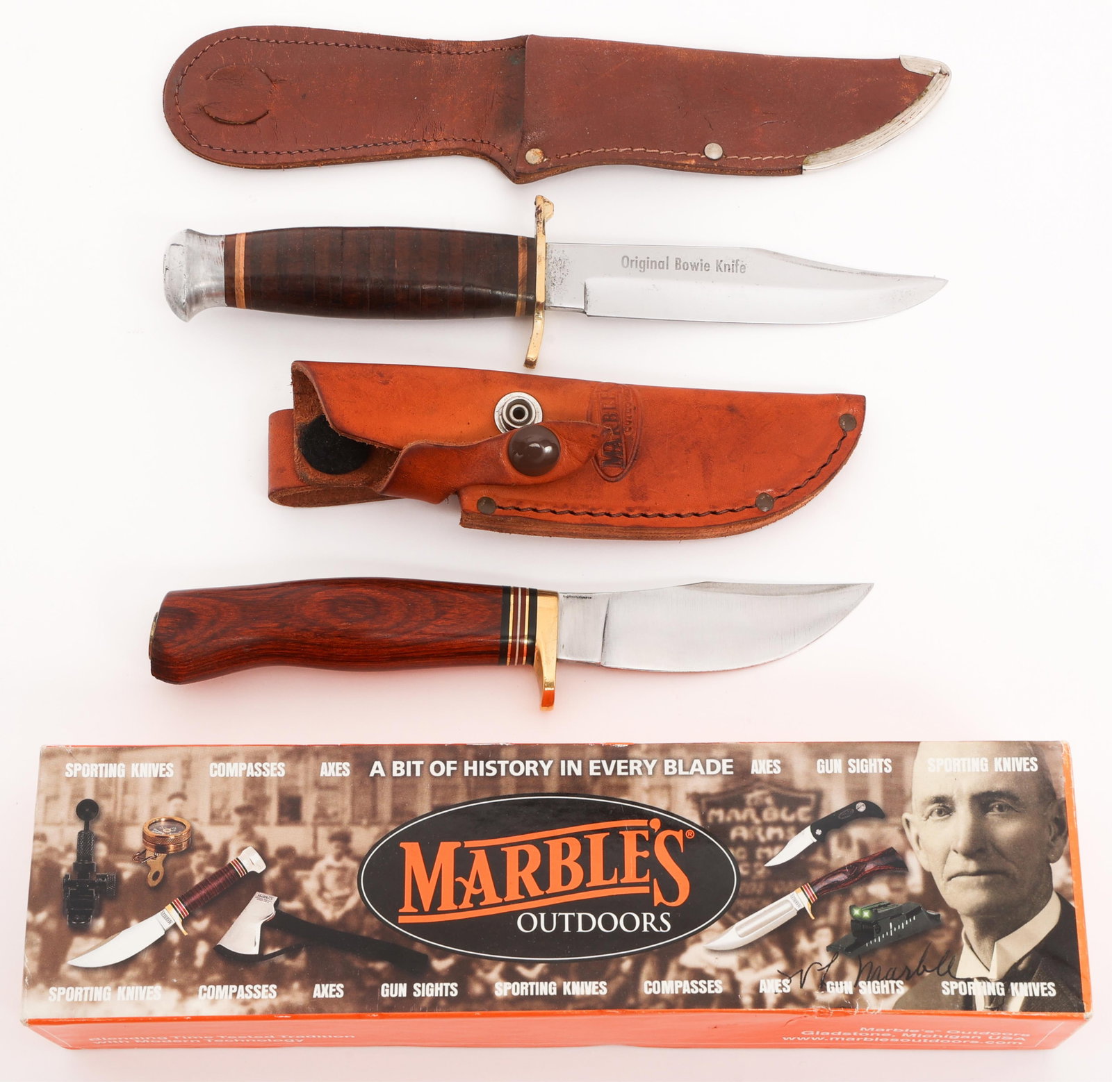 MARBLES & EDGE BRAND HUNTING KNIVES (1 of 19)