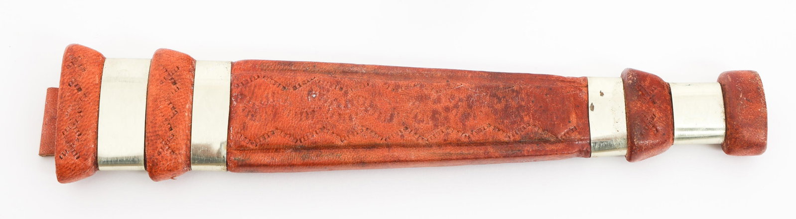 19th C. DAGGER WITH SCABBARD - 13