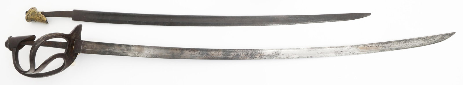 REENACTOR CIVIL WAR CSA W GLAZE & UNMARKED SWORDS (1 of 10)